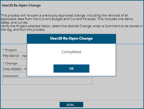 Re-Open Change